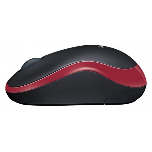 Беспроводная мышь Logitech M186 (910-004133) (черный/красный) 6