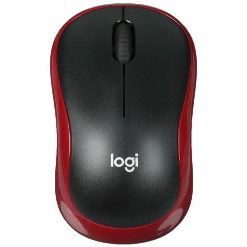 Беспроводная мышь Logitech M186 (910-004133) (черный/красный) 7
