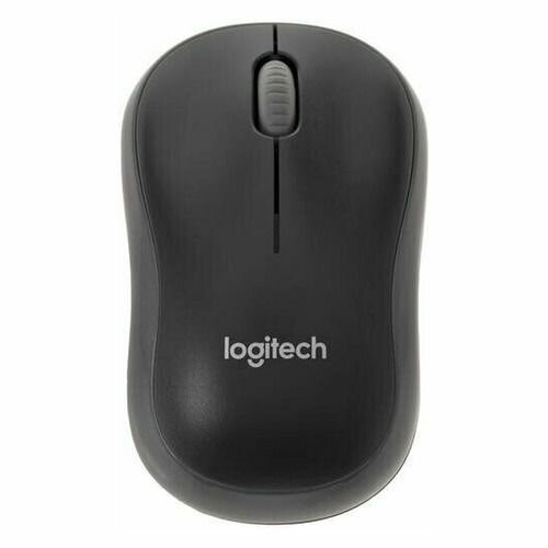 Беспроводная мышь Logitech M186 (910-004131) (черный/серый) 