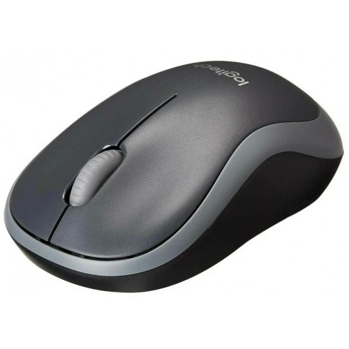Беспроводная мышь Logitech M186 (910-004131) (черный/серый) 1