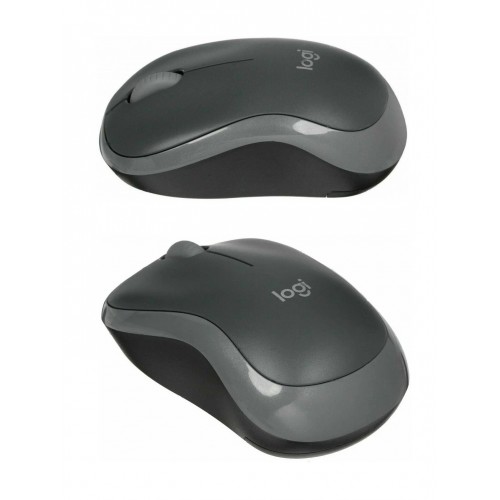 Беспроводная мышь Logitech M186 (910-004131) (черный/серый) 9