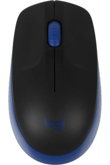 Беспроводная мышь Logitech M190 (910-005925) (черный/синий) 