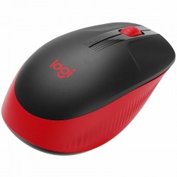 Беспроводная мышь Logitech M190 (910-005926) (черный/красный)