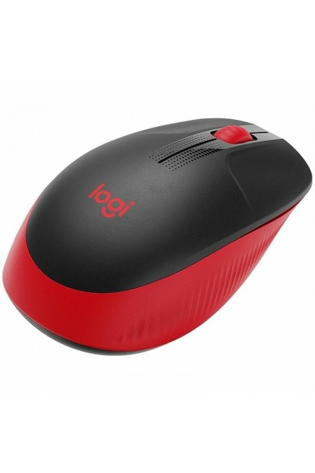 Беспроводная мышь Logitech M190 (910-005926) (черный/красный) 
