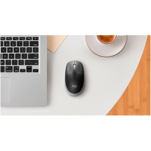 Беспроводная мышь Logitech M190 (910-005913) (темно-серый/черный) 2