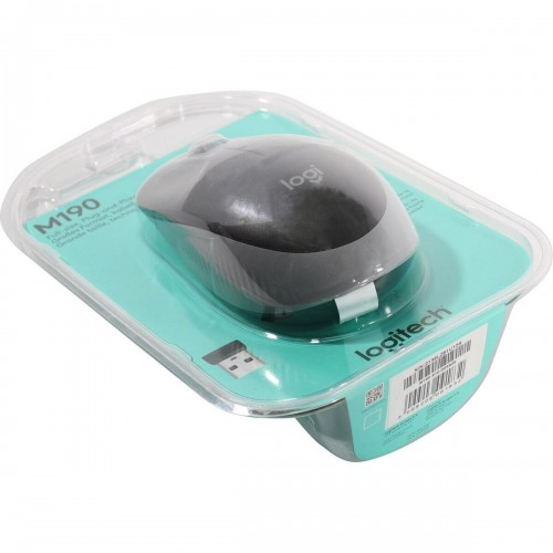 Беспроводная мышь Logitech M190 (910-005913) (темно-серый/черный) 9