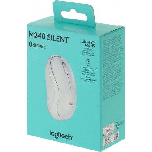 Беспроводная мышь Logitech M240 Silent (910-007120) (белый) 6