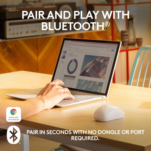 Беспроводная мышь Logitech M240 Silent (910-007120) (белый) 8