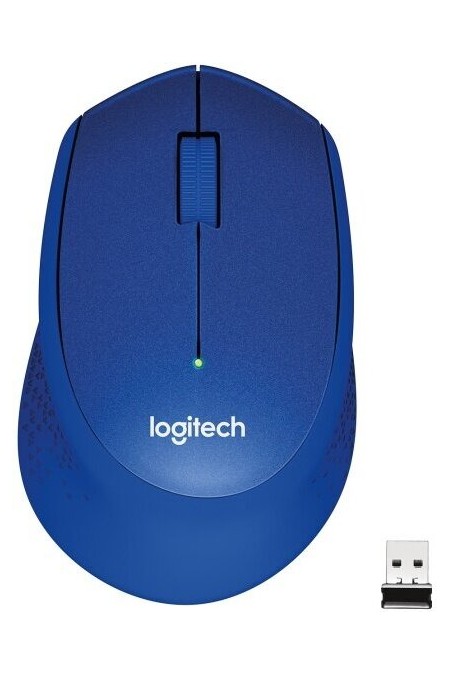 Беспроводная мышь Logitech M330 Silent Plus (910-004910) (синий) 