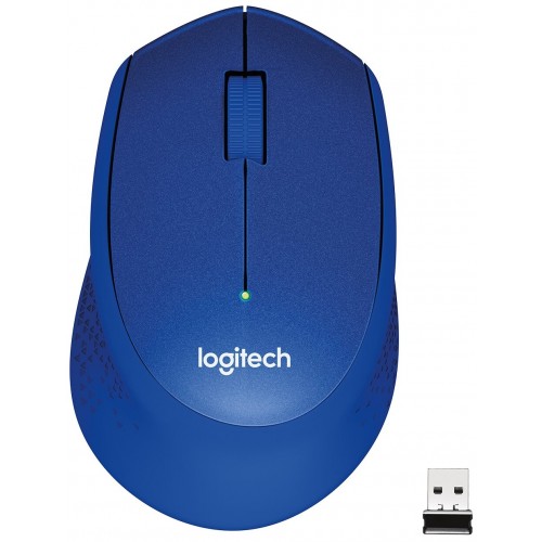 Беспроводная мышь Logitech M330 Silent Plus (910-004910) (синий) 