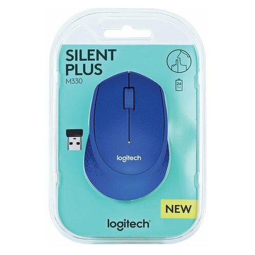 Беспроводная мышь Logitech M330 Silent Plus (910-004910) (синий) 8