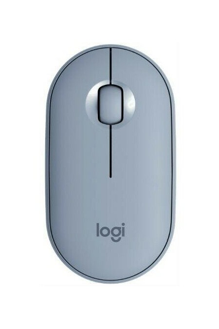 Беспроводная мышь Logitech M350 (910-006653/910-005719) (серо-голубой) 