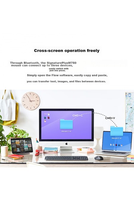 Беспроводная мышь Logitech M750 (910-006271) (белый) 2