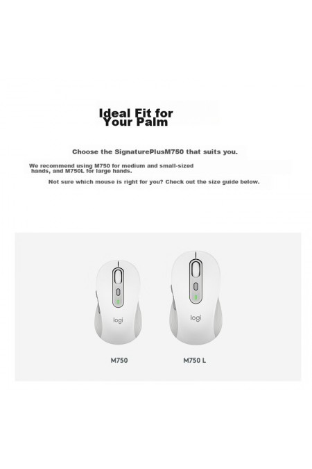 Беспроводная мышь Logitech M750 (910-006271) (белый) 3