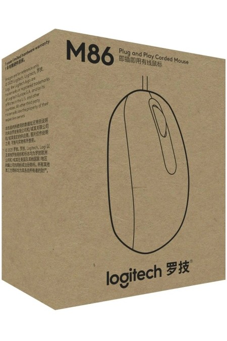 Беспроводная мышь Logitech M86 (910-007661) (черный) 6