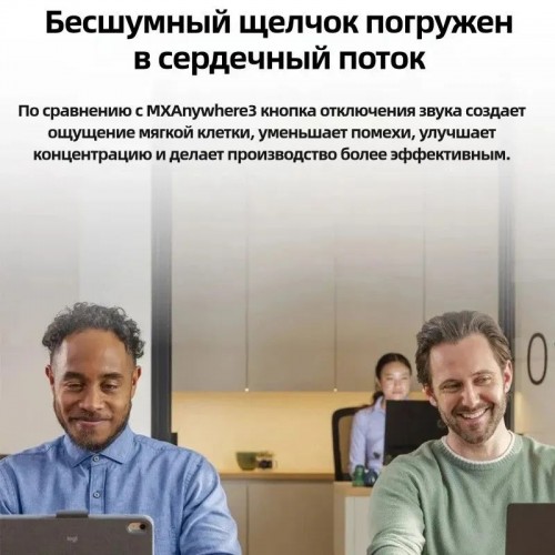 Беспроводная мышь Logitech MX Anywhere 3S (910-006939) (светло-серый) 2