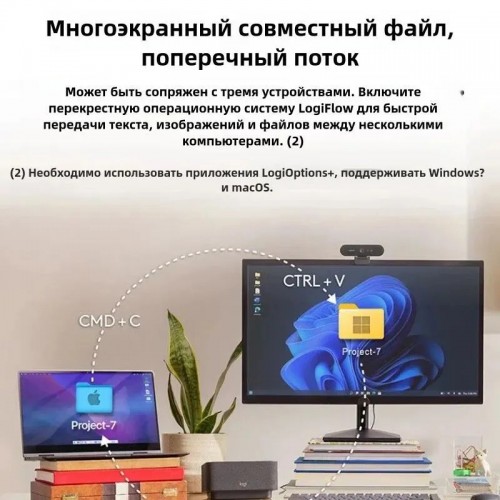 Беспроводная мышь Logitech MX Anywhere 3S (910-006939) (светло-серый) 4