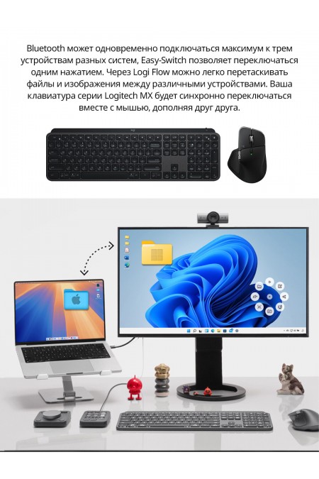 Беспроводная мышь Logitech MX Master 4 (910-007565) (графитовый) 2