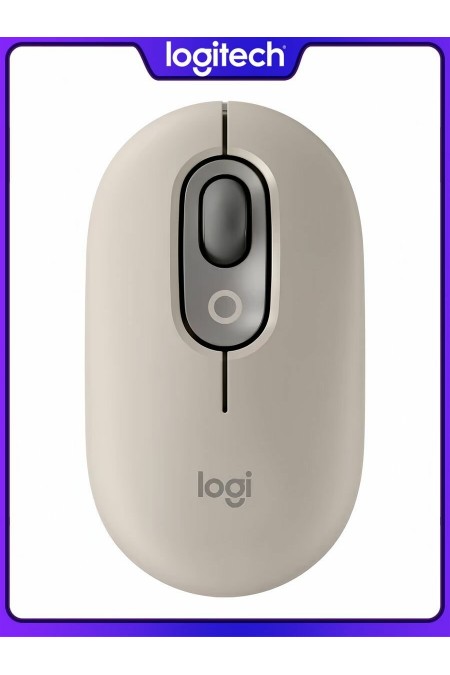 Беспроводная мышь Logitech Pop Mouse (910-006423) (светло-бежевый) 