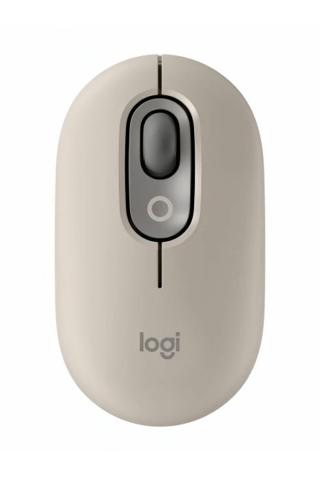 Беспроводная мышь Logitech Pop Mouse (910-006423) (светло-бежевый) 2