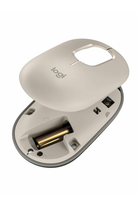 Беспроводная мышь Logitech Pop Mouse (910-006423) (светло-бежевый) 4