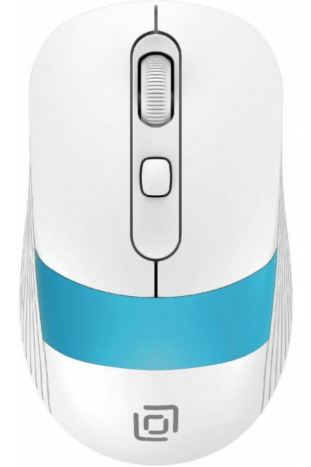 Беспроводная мышь Oklick 310MW (белый/синий) 
