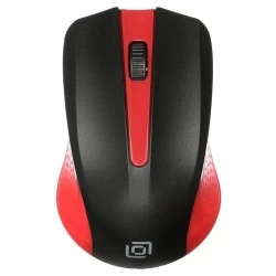 Беспроводная мышь Oklick 485MW USB (черный/красный)