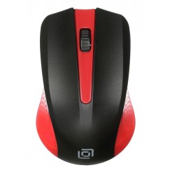 Беспроводная мышь Oklick 485MW USB (черный/красный)
