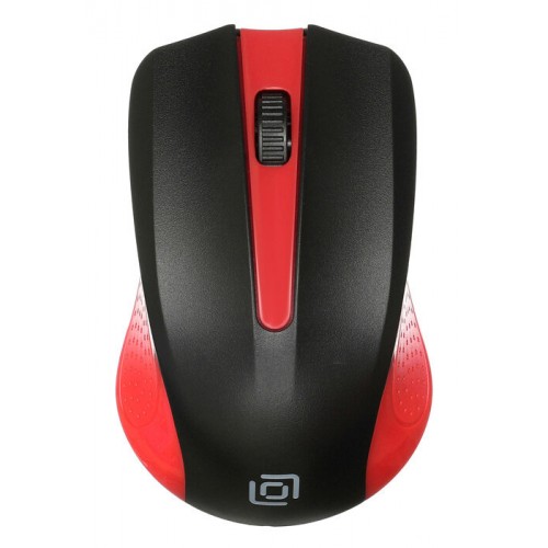 Беспроводная мышь Oklick 485MW USB (черный/красный) 
