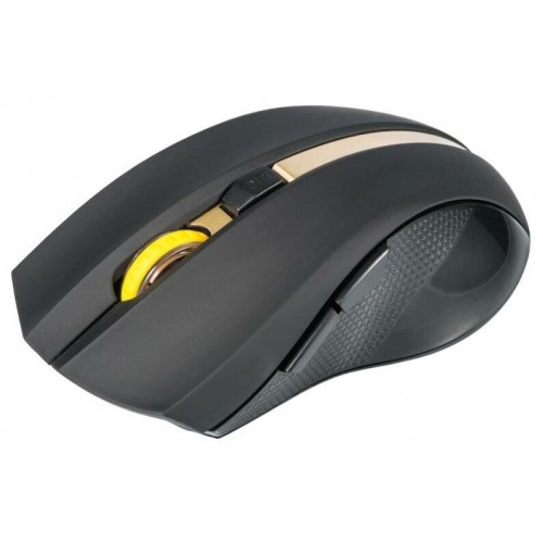 Беспроводная мышь Oklick 495MW (черный/золотой) 1