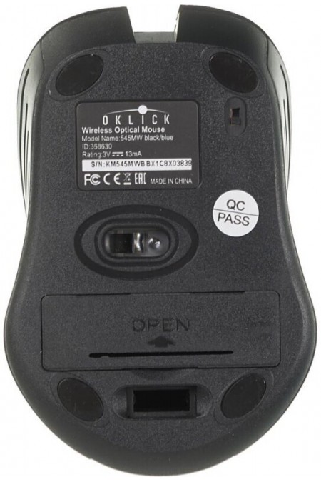 Беспроводная мышь Oklick 545MW (красный) 2