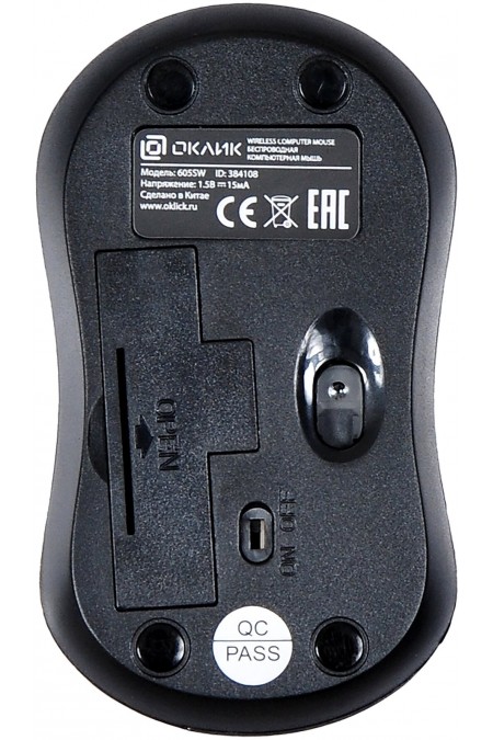 Беспроводная мышь OKLICK 605SW (черный) 1