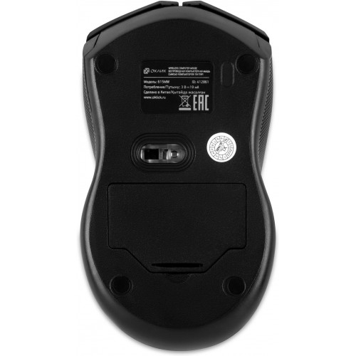 Беспроводная мышь Oklick 615MW (черный/красный) 7