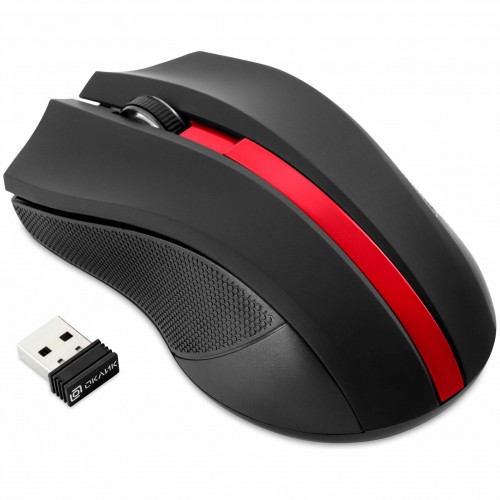 Беспроводная мышь Oklick 615MW (черный/красный) 9