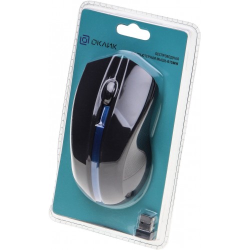 Беспроводная мышь Oklick 615MW (черный/синий) 4