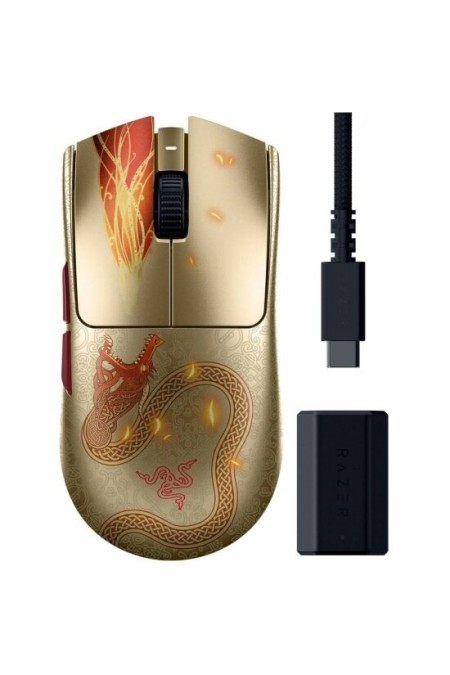 Беспроводная мышь Razer Viper V3 Pro Counter-Strike 2 Edition (RZ01-05120800-R3M1) (провод в комплекте) (золотой) 1