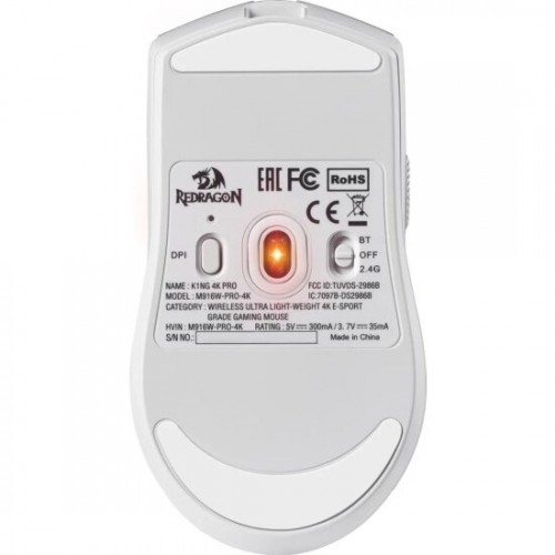 Беспроводная мышь Redragon K1ng 4K Pro (72212) (белый) 2