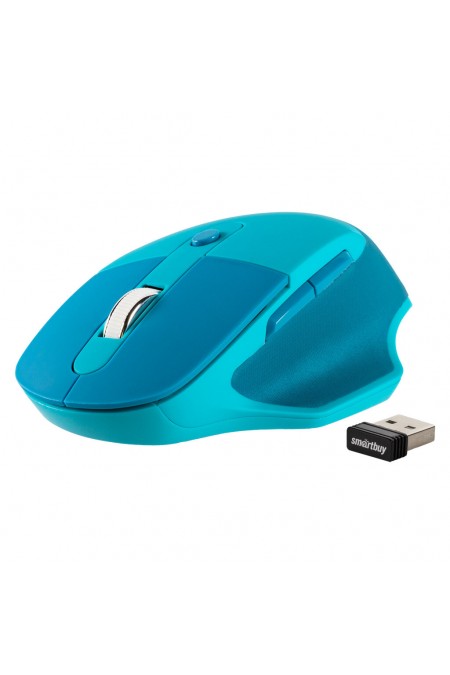 Беспроводная мышь Smartbuy 615AG Wave (SBM-615AG-W) (синий/голубой) 1