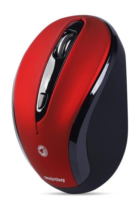 Беспроводная мышь SmartBuy SBM-612AG-RK USB (черный/красный) 