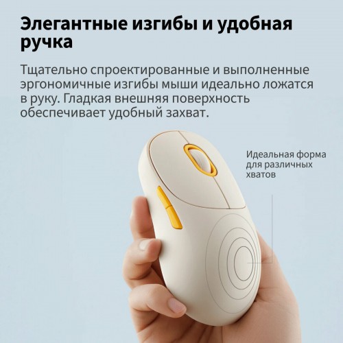 Беспроводная мышь Xiaomi Wireless Mouse 3 (BHR8912GL) (белый) 4