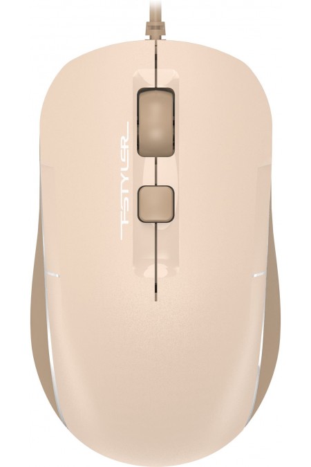 Мышь A4Tech Fstyler FM26 (коричневый/бежевый) 