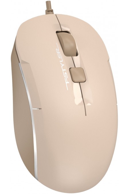 Мышь A4Tech Fstyler FM26 (коричневый/бежевый) 3
