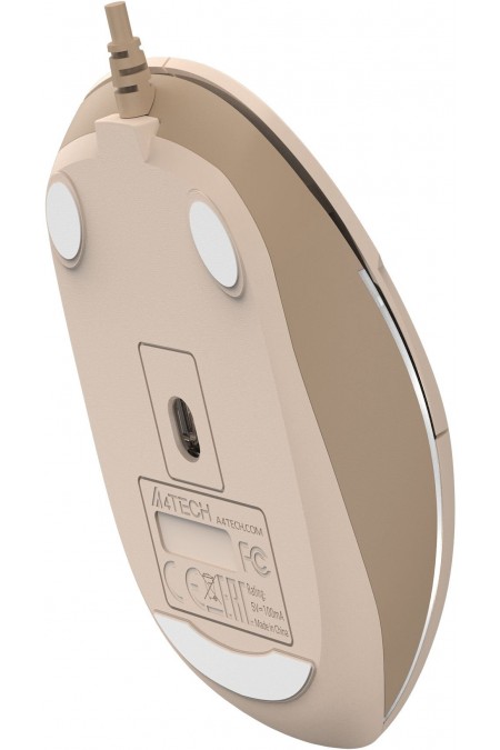 Мышь A4Tech Fstyler FM26 (коричневый/бежевый) 4