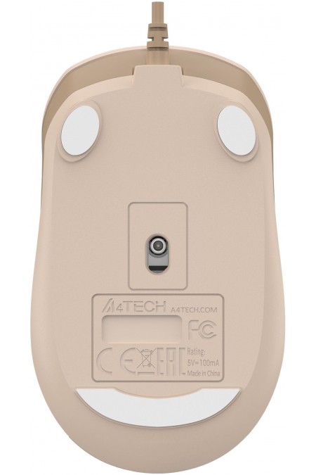 Мышь A4Tech Fstyler FM26 (коричневый/бежевый) 5