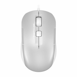 Мышь A4Tech Fstyler FM26 (серебристый/белый)