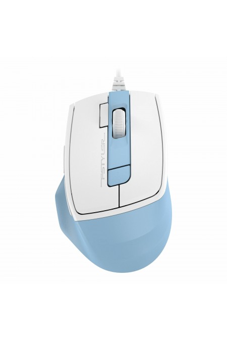 Мышь A4Tech Fstyler FM45S Air (голубой/белый) 