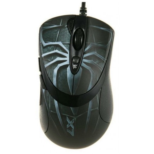 Мышь A4Tech XL-747H (синий паук) 