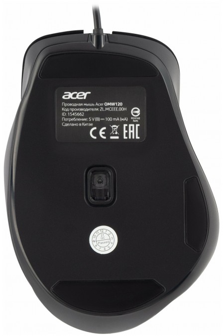 Мышь Acer OMW120 (черный) 1