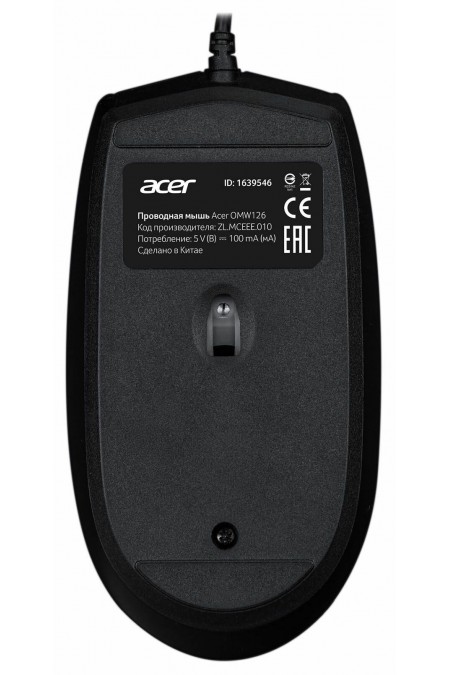 Мышь Acer OMW126 (черный) 1