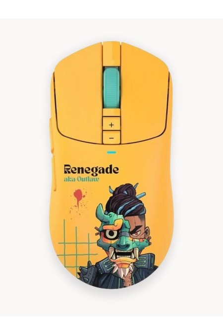 Мышь беспроводная/проводная Bloody R72 Ultra Duo (желтый) 